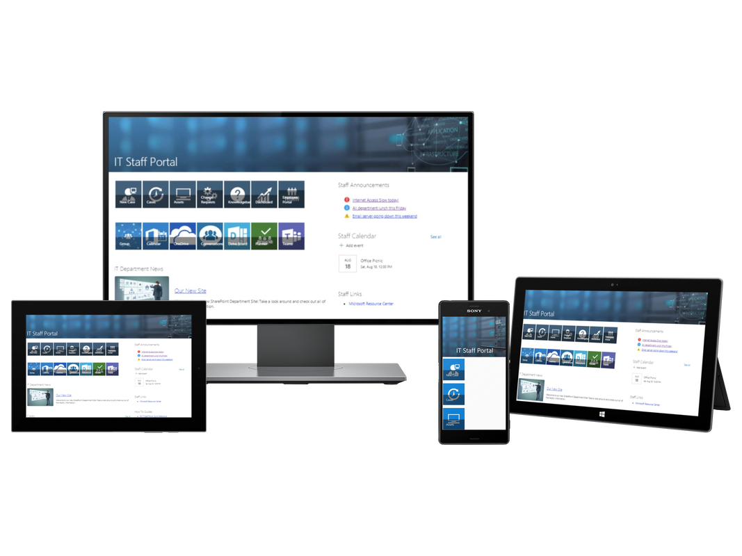 Microsoft Sharepoint Help Desk Sp It Portal Screen Tour On